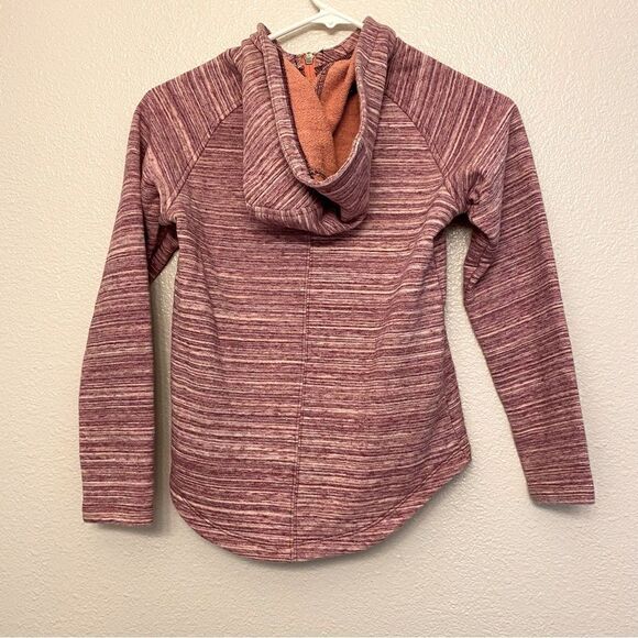 Columbia Girls jacket Youth pink cotton blend hoodie sweatshirt full zip S 7/8 - Picture 2 of 9